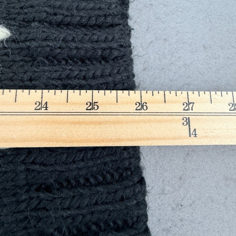 Kimchi Blue Womens XS Black Fair Isle Urban Outfitters Chunky Knit Sweater - Picture 11 of 12